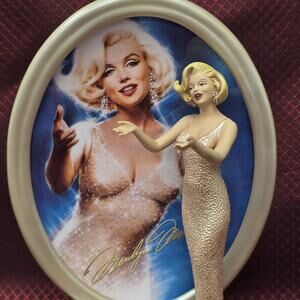 Marilyn Monroe Bradford Exchange “Happy Birthday Mr President” Figurine Plate